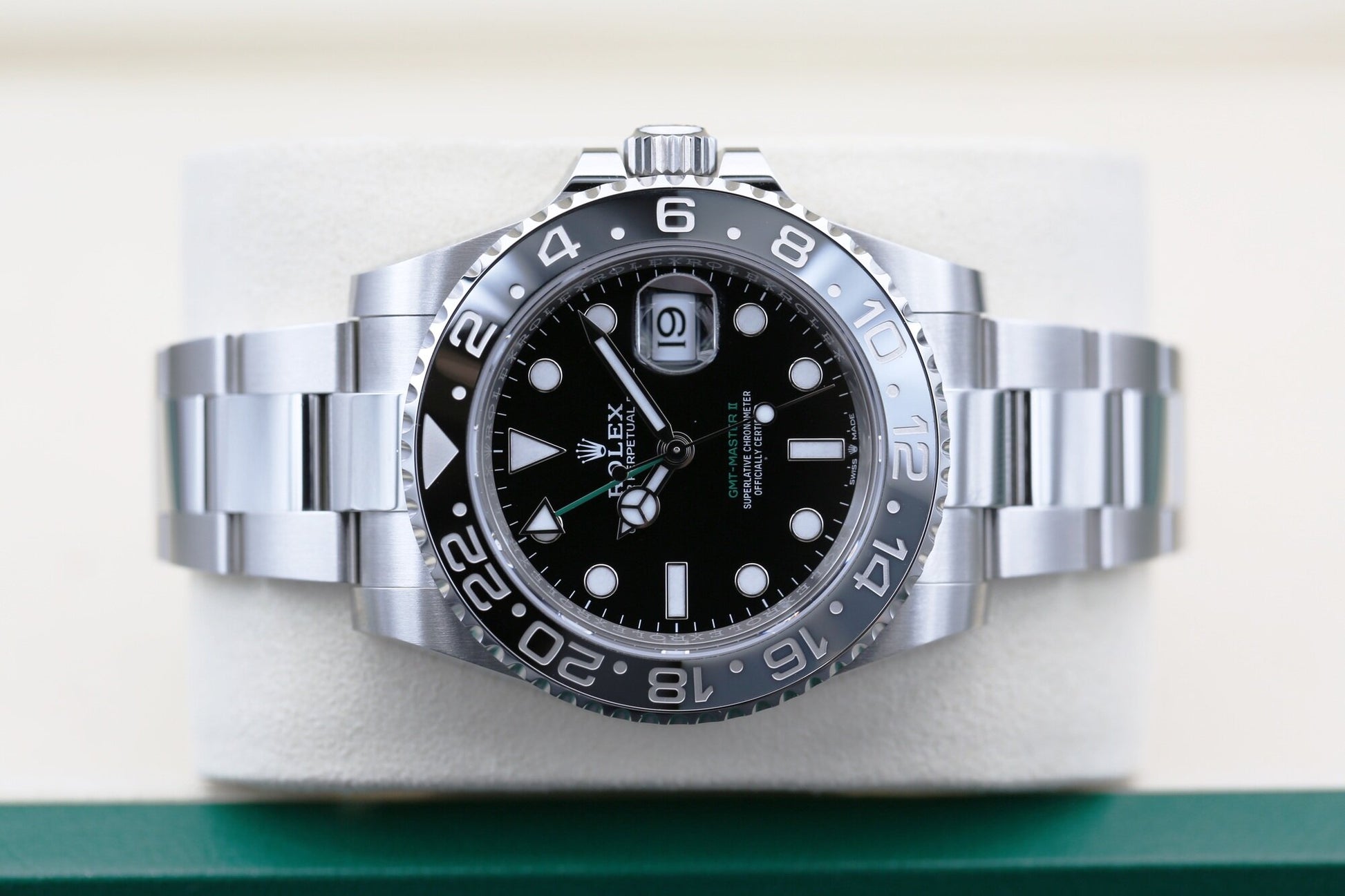 Rolex replica GMT Master II oyster ghiera grigo/nera orologio replica - Amici del Tempo 