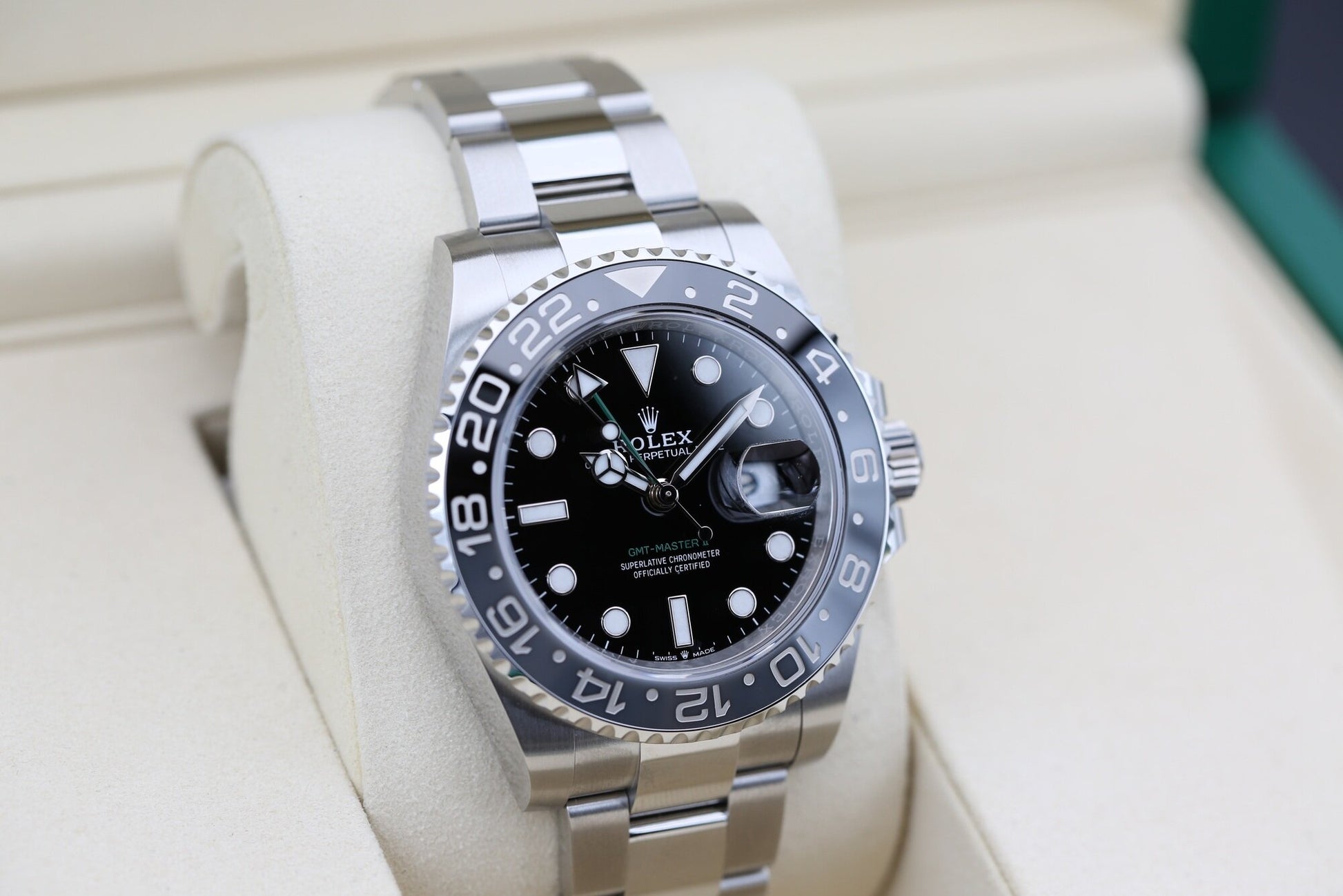 Rolex replica GMT Master II oyster ghiera grigo/nera orologio replica - Amici del Tempo 