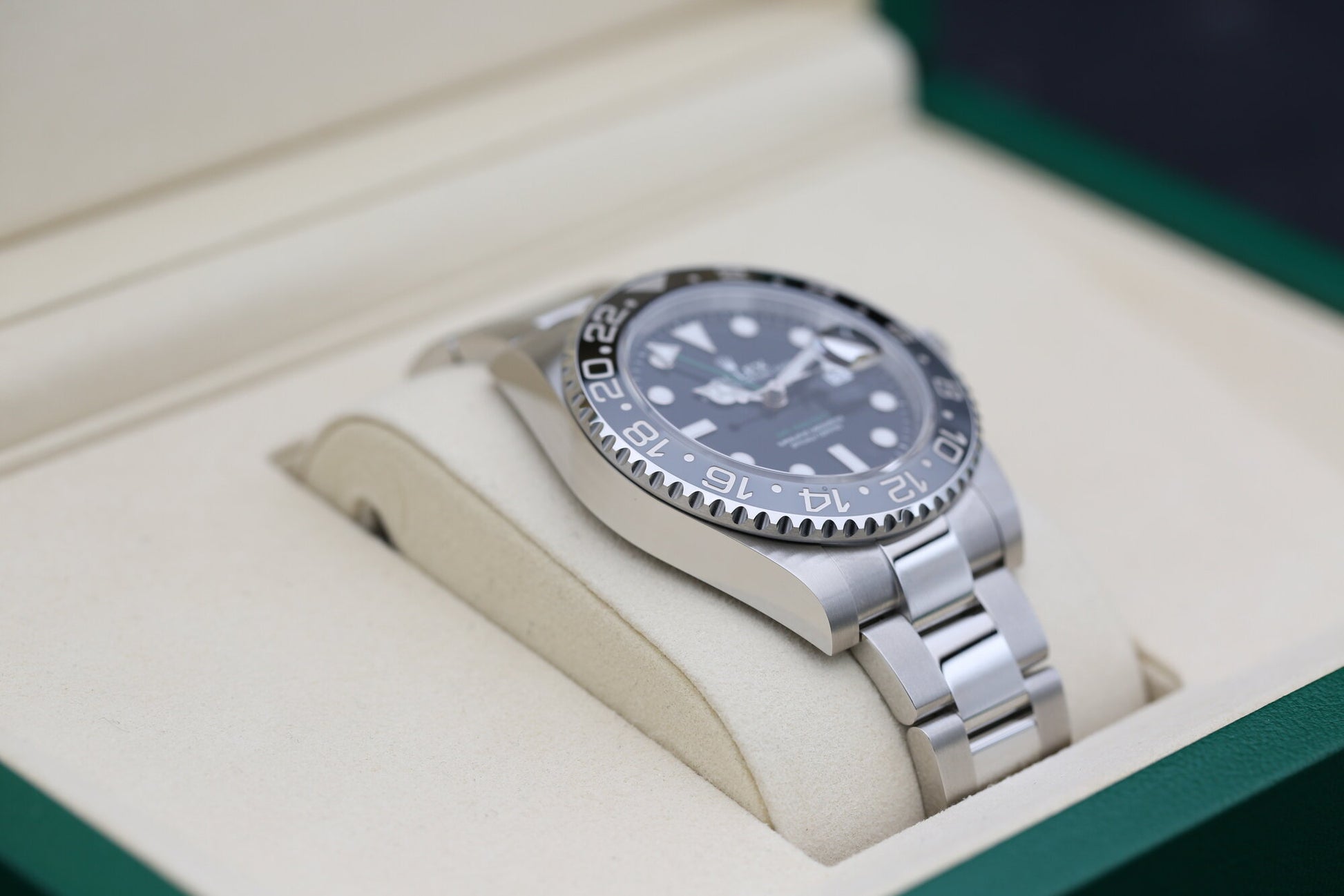 Rolex replica GMT Master II oyster ghiera grigo/nera orologio replica - Amici del Tempo 