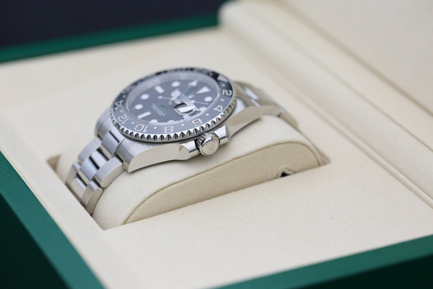 Rolex replica GMT Master II oyster ghiera grigo/nera orologio replica - Amici del Tempo 