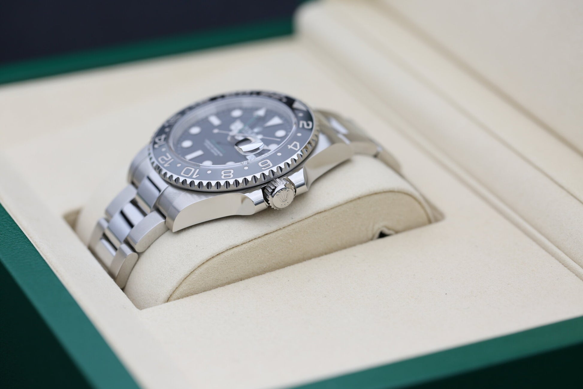 Rolex replica GMT Master II oyster ghiera grigo/nera orologio replica - Amici del Tempo 