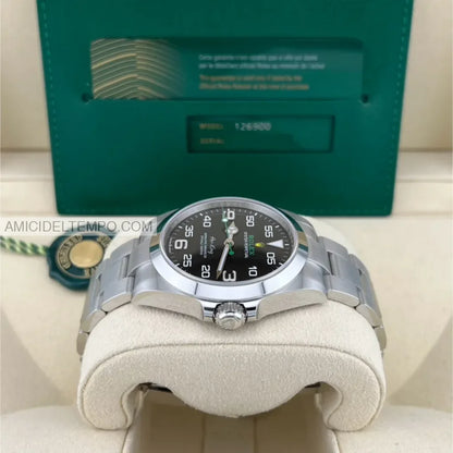 Rolex replica Airking 126900 nero orologio replica repliche rolex