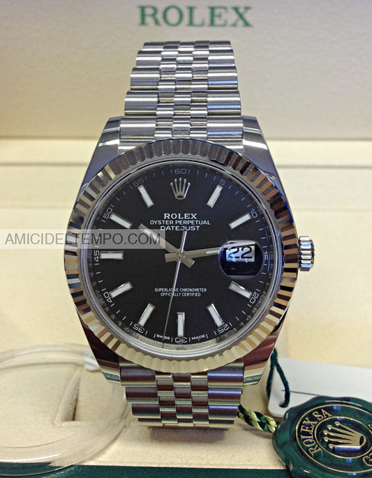 Rolex replica Datejust 41mm 126334 nero orologio replica - Amici del Tempo 