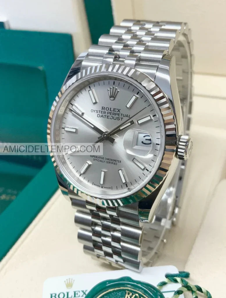 Rolex replica Datejust 41mm 126334 Silver orologio replica Amici del Tempo rolex replica