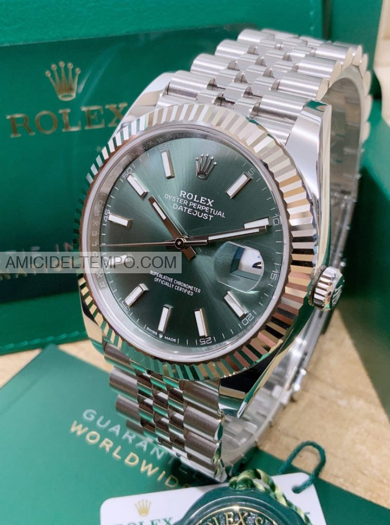 Rolex replica Datejust 36mm jubilè Green orologio replica Amici del Tempo rolex replica