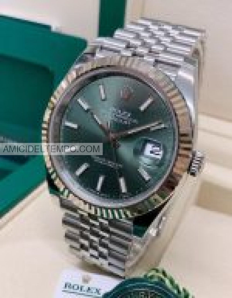 Rolex replica Datejust 36mm jubilè Green orologio replica Amici del Tempo rolex replica