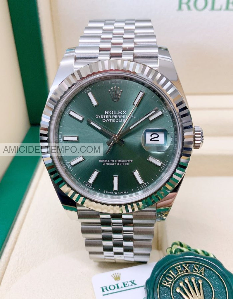 Rolex replica Datejust 36mm jubilè Green orologio replica Amici del Tempo rolex replica