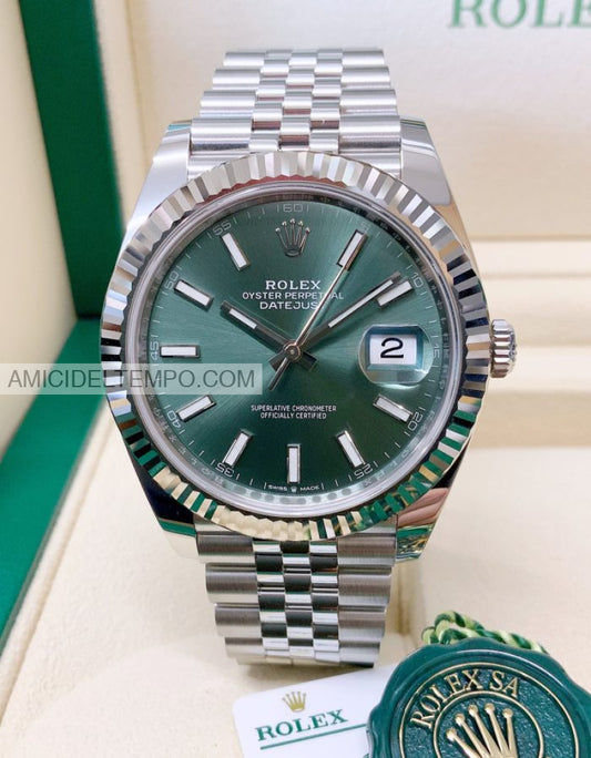 Rolex replica Datejust 36mm jubilè Green orologio replica Amici del Tempo rolex replica