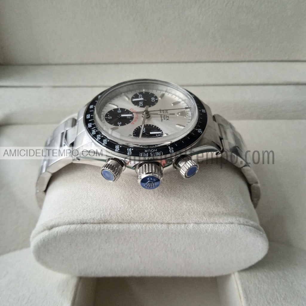 Rolex replica daytona vintage 6263 silver orologio replica Amici del Tempo rolex replica