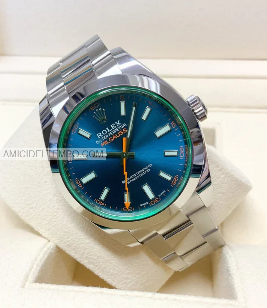 Rolex replica milgauss blu 116400GV orologio replica Amici del Tempo rolex replica