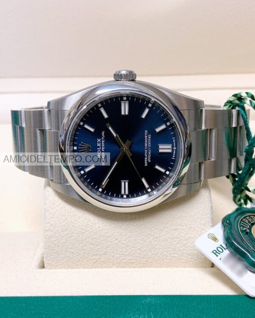 Rolex replica oyster perpetual 36mm 124300 blu orologio replica Amici del Tempo rolex replica