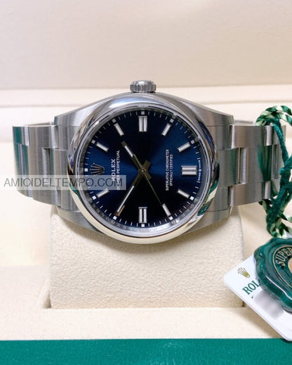 Rolex replica oyster perpetual 36mm 124300 blu orologio replica Amici del Tempo rolex replica