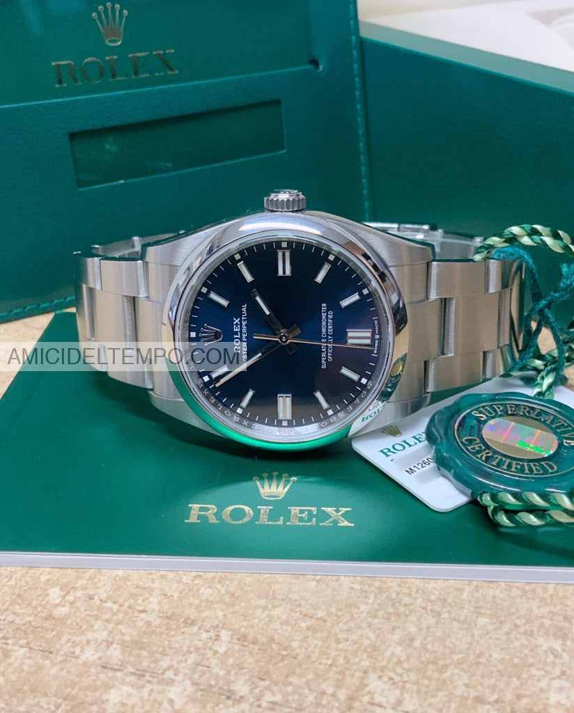 Rolex replica oyster perpetual 36mm 124300 blu orologio replica Amici del Tempo rolex replica