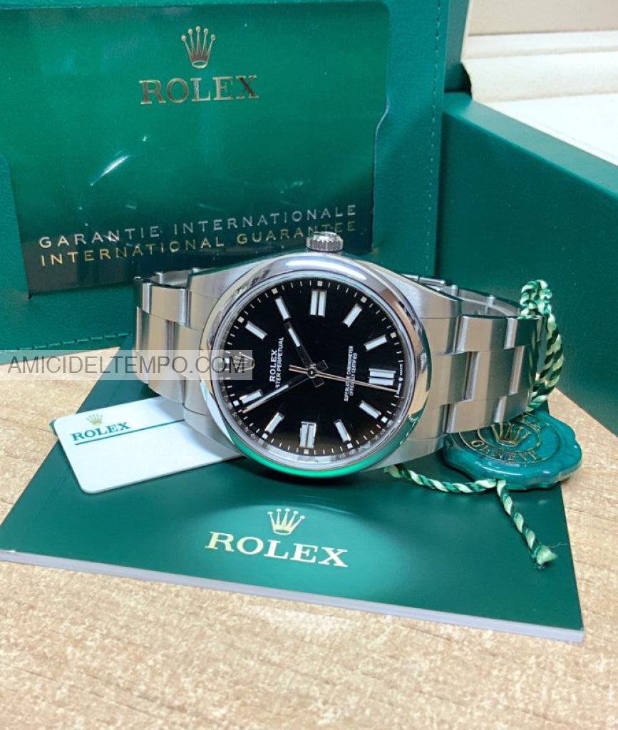 Rolex replica oyster perpetual 36mm 124300 Nero orologio replica Amici del Tempo rolex replica