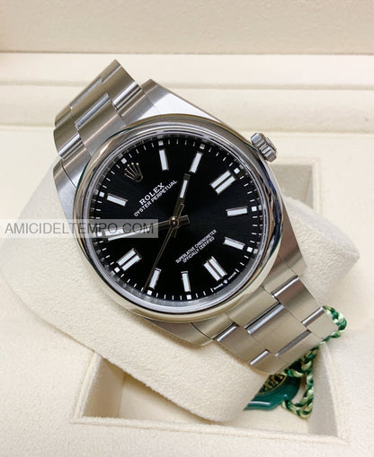 Rolex replica oyster perpetual 36mm 124300 Nero orologio replica Amici del Tempo rolex replica