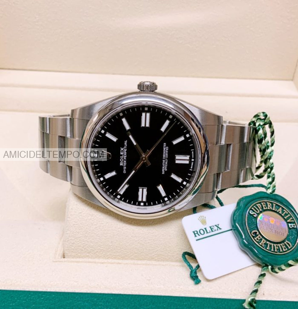 Rolex replica oyster perpetual 36mm 124300 Nero orologio replica Amici del Tempo rolex replica