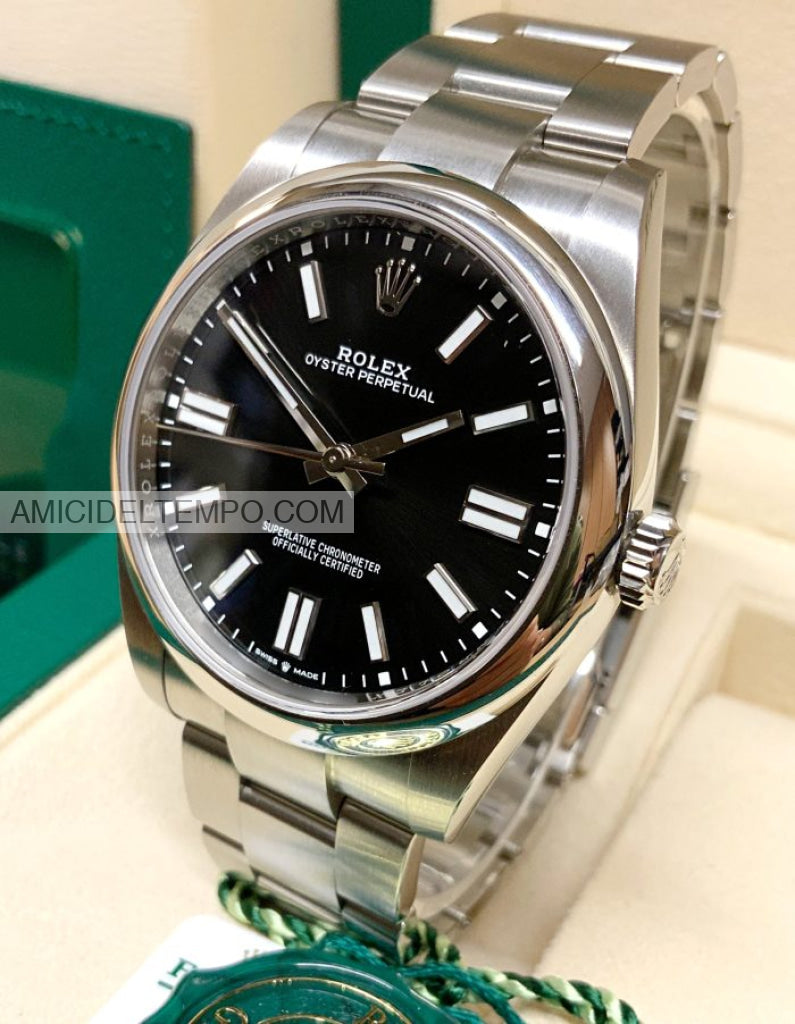 Rolex replica oyster perpetual 36mm 124300 Nero orologio replica Amici del Tempo rolex replica