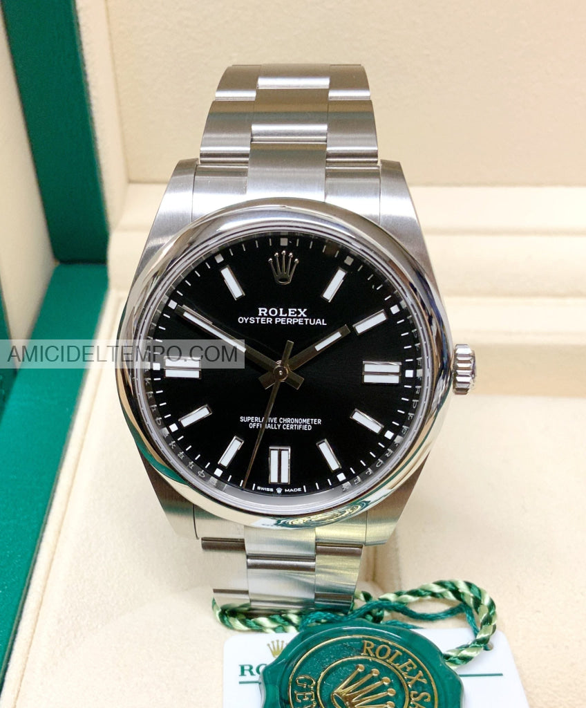 Rolex replica oyster perpetual 36mm 124300 Nero orologio replica Amici del Tempo rolex replica