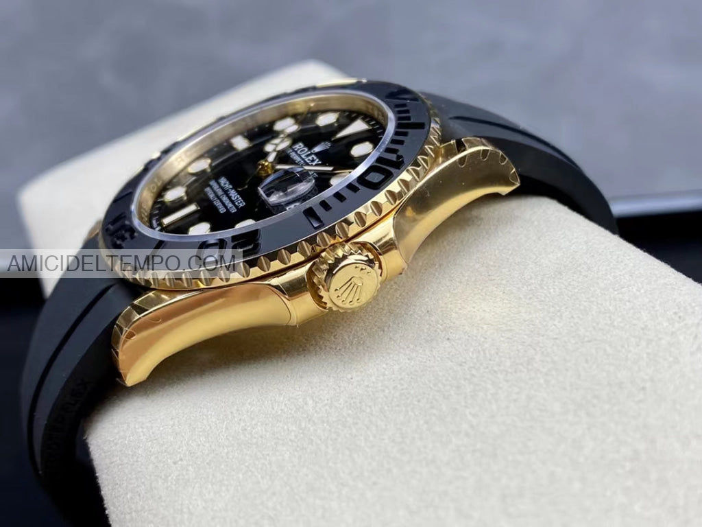 Rolex replica Yatch Master oro giallo 42mm oysterflex orologio replica - Amici del Tempo 