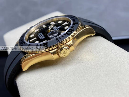 Rolex replica Yatch Master oro giallo 42mm oysterflex orologio replica - Amici del Tempo 